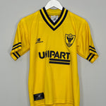 Shop 1998/00 OXFORD UNITED HOME SHIRT (XS) NEW BALANCE, classic football shirts, vintage football shirts & retro soccer jerseys at Cult Kits