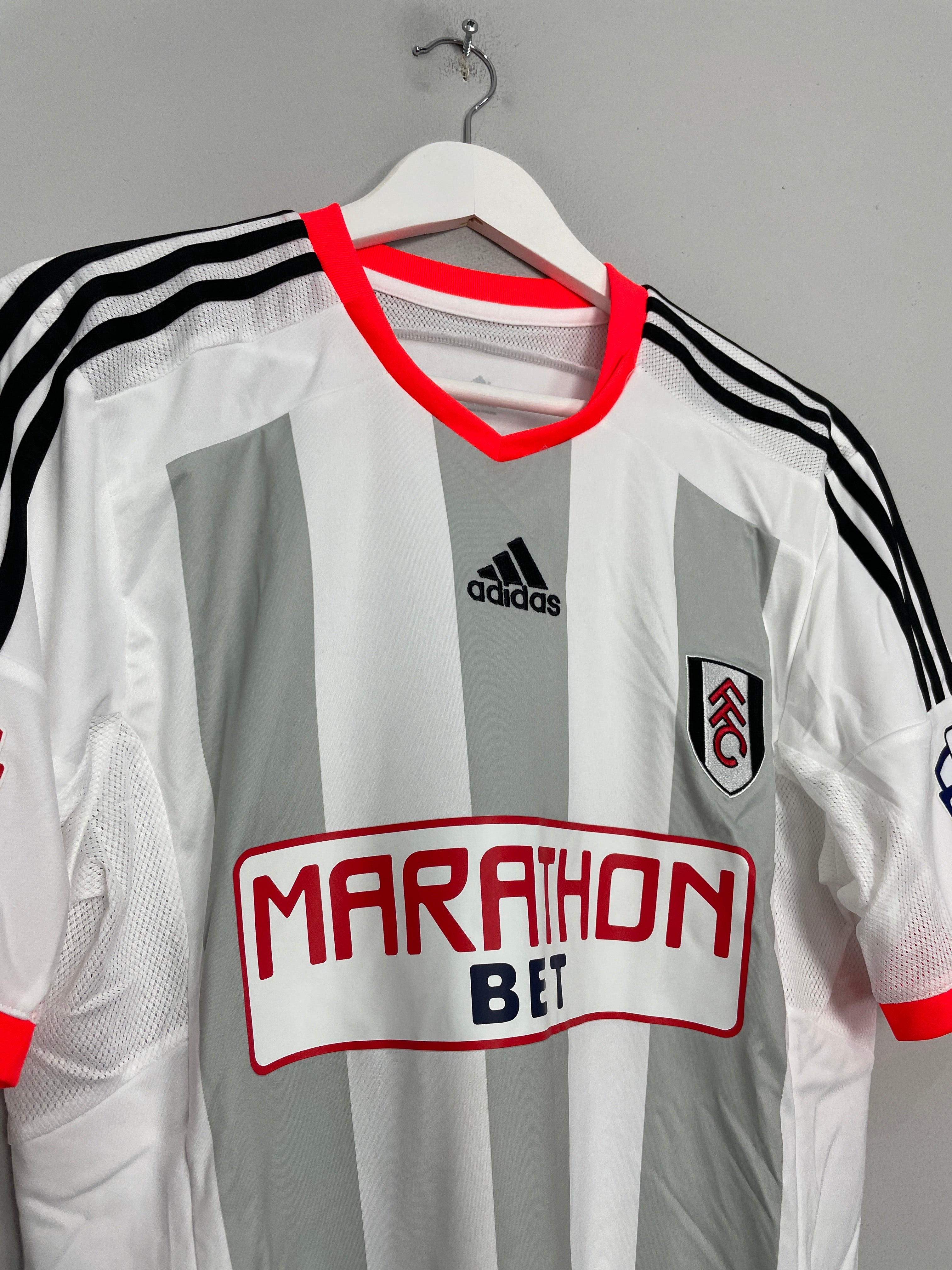 Shop 2014/15 FULHAM MCCORMACK #44 *MATCH ISSUE + SIGNED* HOME SHIRT (M) ADIDAS, classic football shirts, vintage football shirts & retro soccer jerseys at Cult Kits