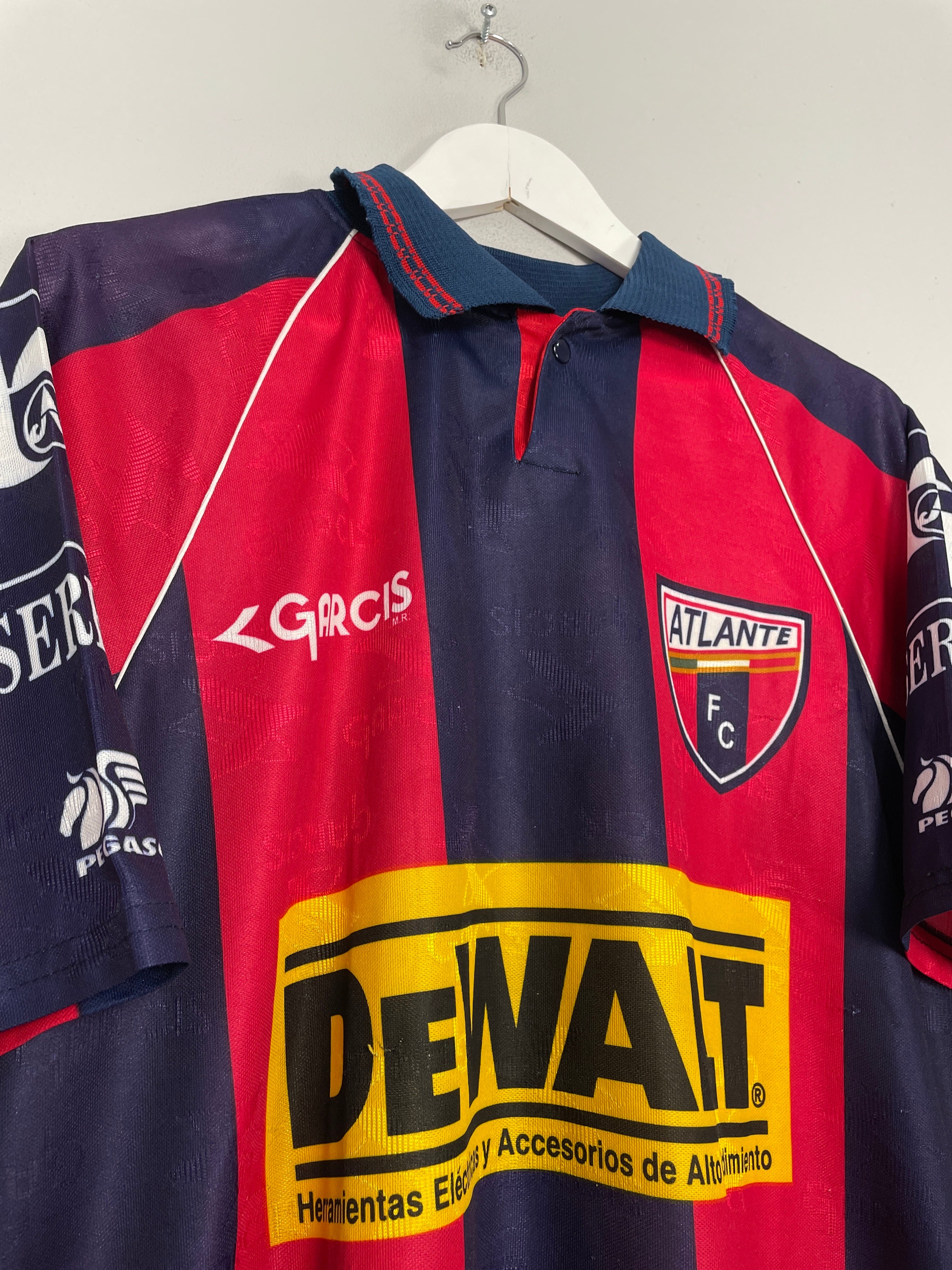 Shop 1997/98 ATLANTE #12 HOME SHIRT (XL) GARCIS, classic football shirts, vintage football shirts & retro soccer jerseys at Cult Kits