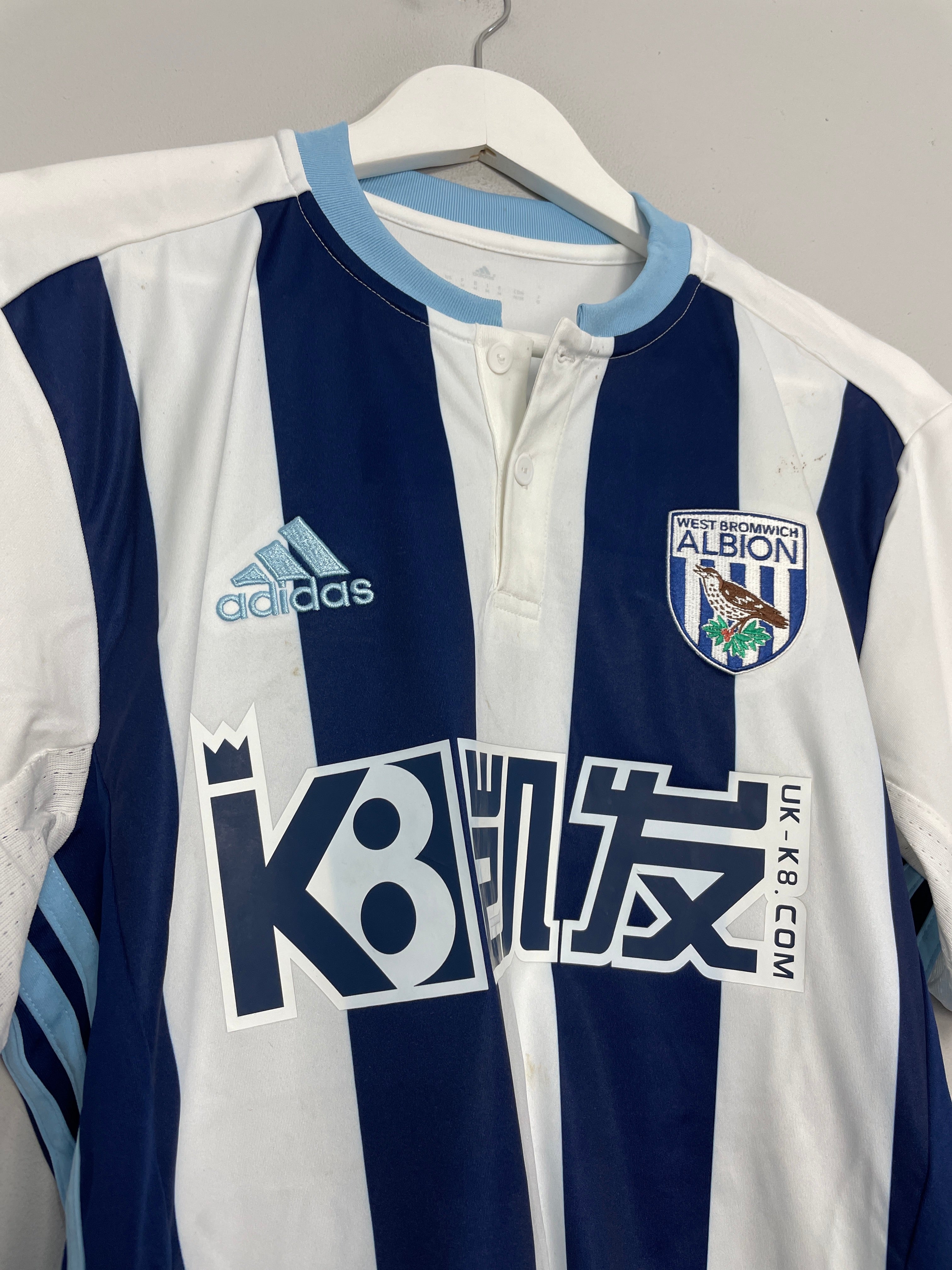 Shop 2016/17 WEST BROM CHADLI #22 *MATCH WORN* HOME SHIRT (M) ADIDAS, classic football shirts, vintage football shirts & retro soccer jerseys at Cult Kits