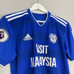 Shop 2018/19 CARDIFF CITY RICHARDS #6 *MATCH ISSUE* HOME SHIRT (S) ADIDAS, classic football shirts, vintage football shirts & retro soccer jerseys at Cult Kits