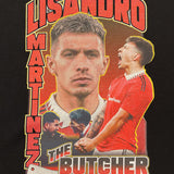 Shop MANCHESTER UNITED MARTINEZ BOOTLEG TEE, classic football shirts, vintage football shirts & retro soccer jerseys at Cult Kits