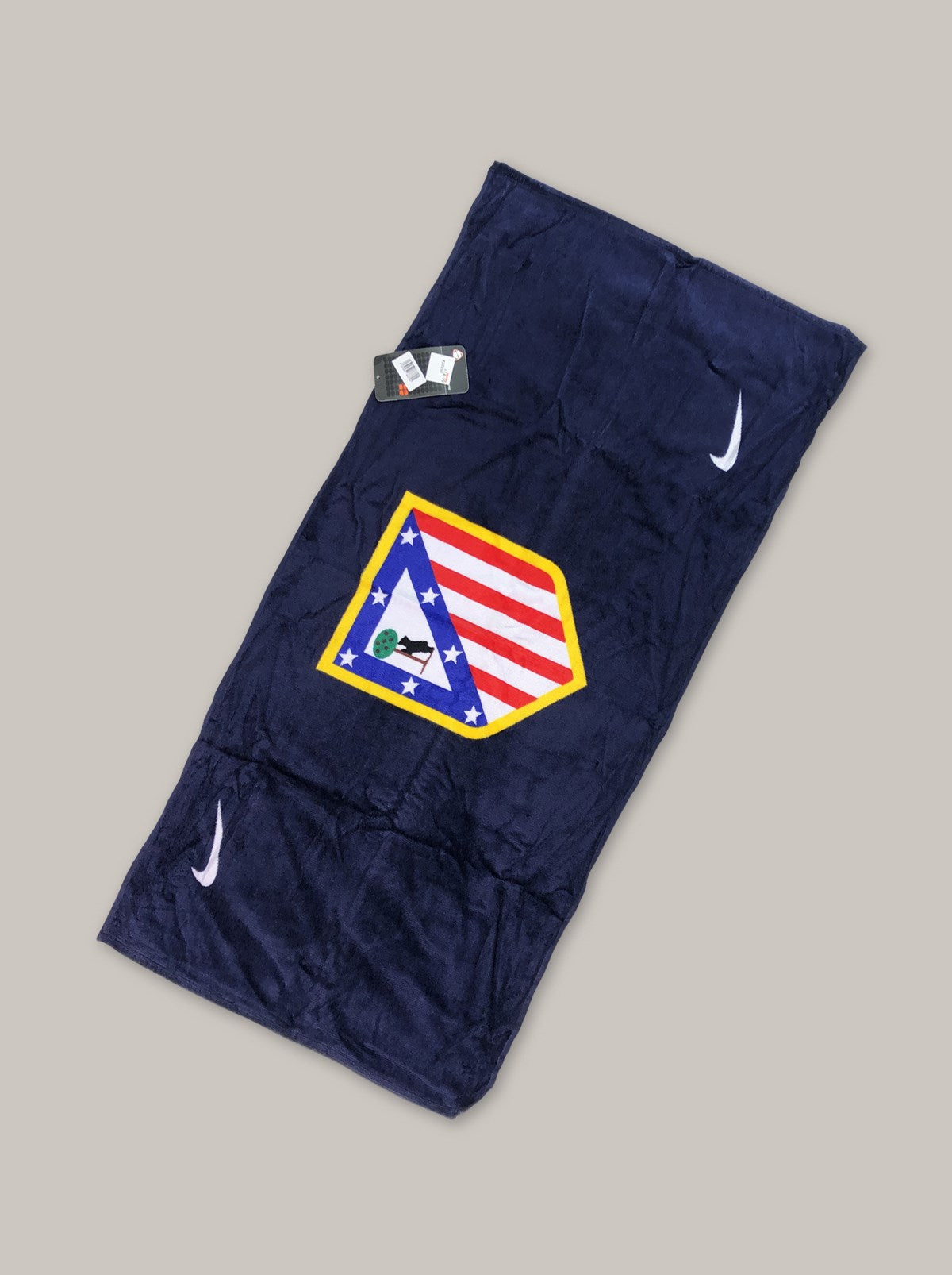 Shop 2001/02 Atletico Madrid *BNWT* Nike Cotton Hand Towel, classic football shirts, vintage football shirts & retro soccer jerseys at Cult Kits