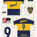 Shop Iconic Kit Design - Boca Juniors Nike Print, classic football shirts, vintage football shirts & retro soccer jerseys at Cult Kits