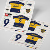 Shop Iconic Kit Design - Boca Juniors Nike Print, classic football shirts, vintage football shirts & retro soccer jerseys at Cult Kits