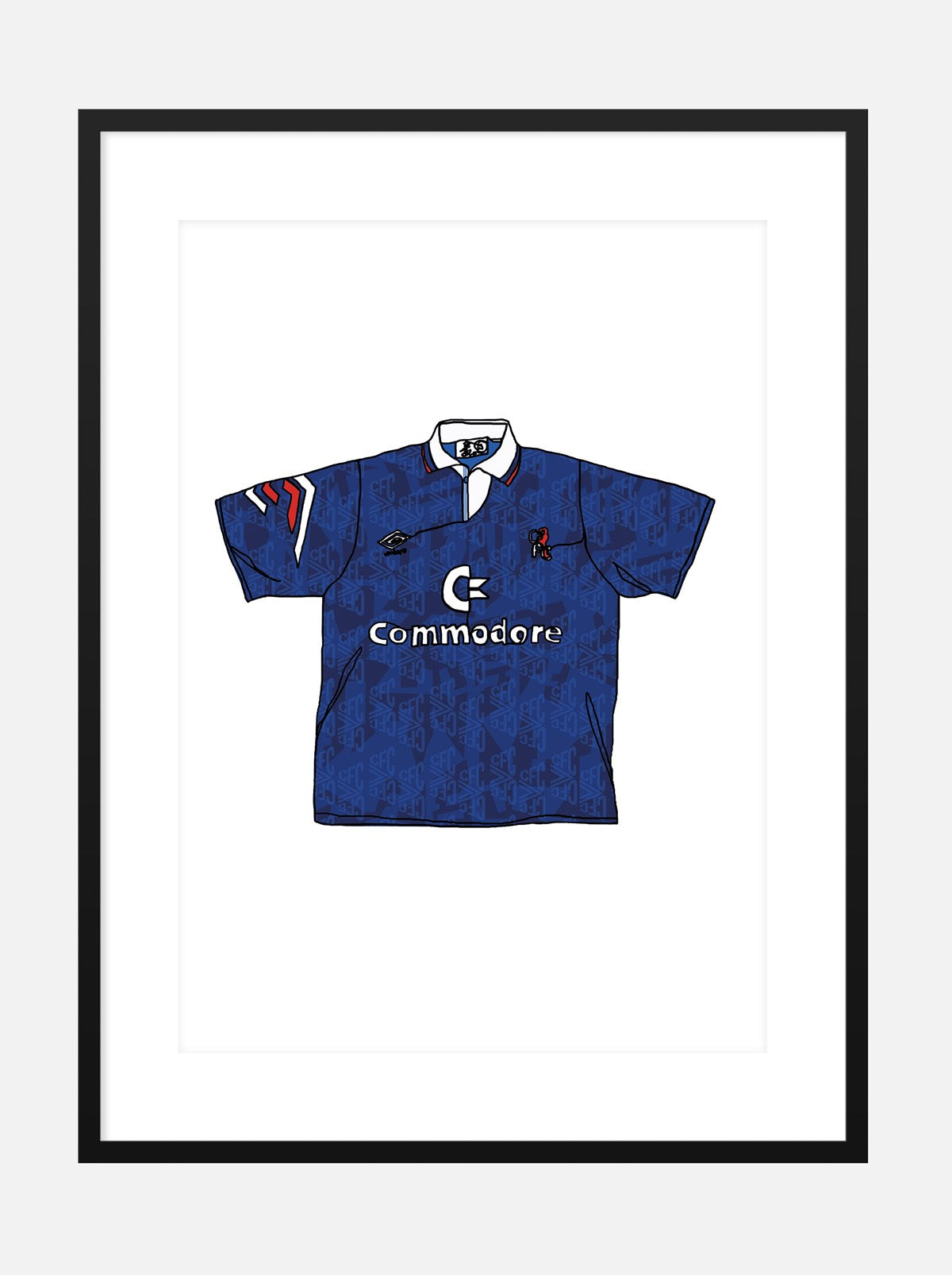 Shop 1992 CHELSEA FC – #1, classic football shirts, vintage football shirts & retro soccer jerseys at Cult Kits
