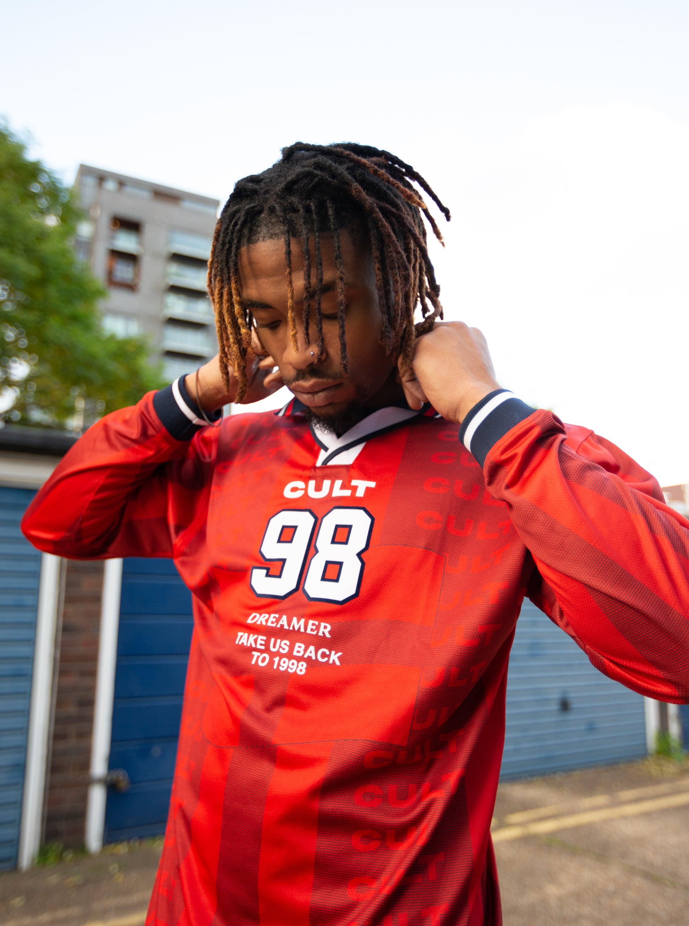 Shop 1998 DREAMERS L/S AWAY SHIRT 'ENGLAND' (MULTIPLE SIZES) CULT, classic football shirts, vintage football shirts & retro soccer jerseys at Cult Kits