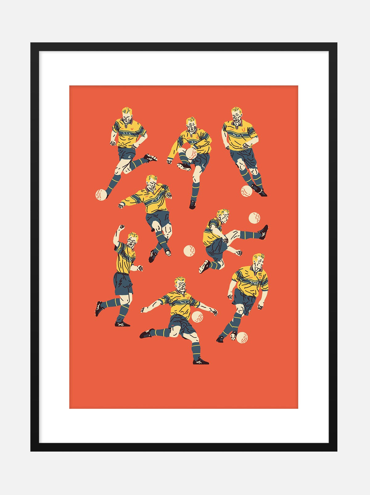Shop DENNIS BERGKAMP BY CHESTER HOLME, classic football shirts, vintage football shirts & retro soccer jerseys at Cult Kits