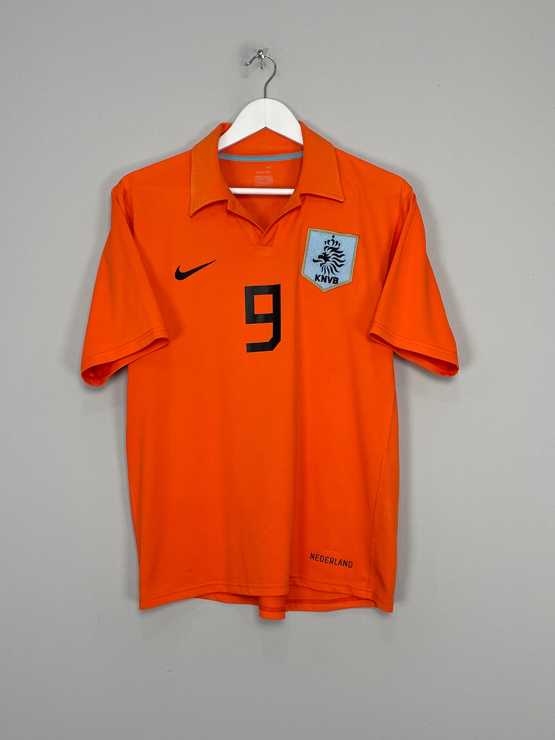 Shop 2006/08 NETHERLANDS VAN NISTELROOY #9 HOME SHIRT (M) NIKE, classic football shirts, vintage football shirts & retro soccer jerseys at Cult Kits