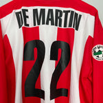 Shop 2003/04 VICENZA DE MARTIN #22 *MATCH ISSUE* HOME SHIRT (XL) BIEMME, classic football shirts, vintage football shirts & retro soccer jerseys at Cult Kits