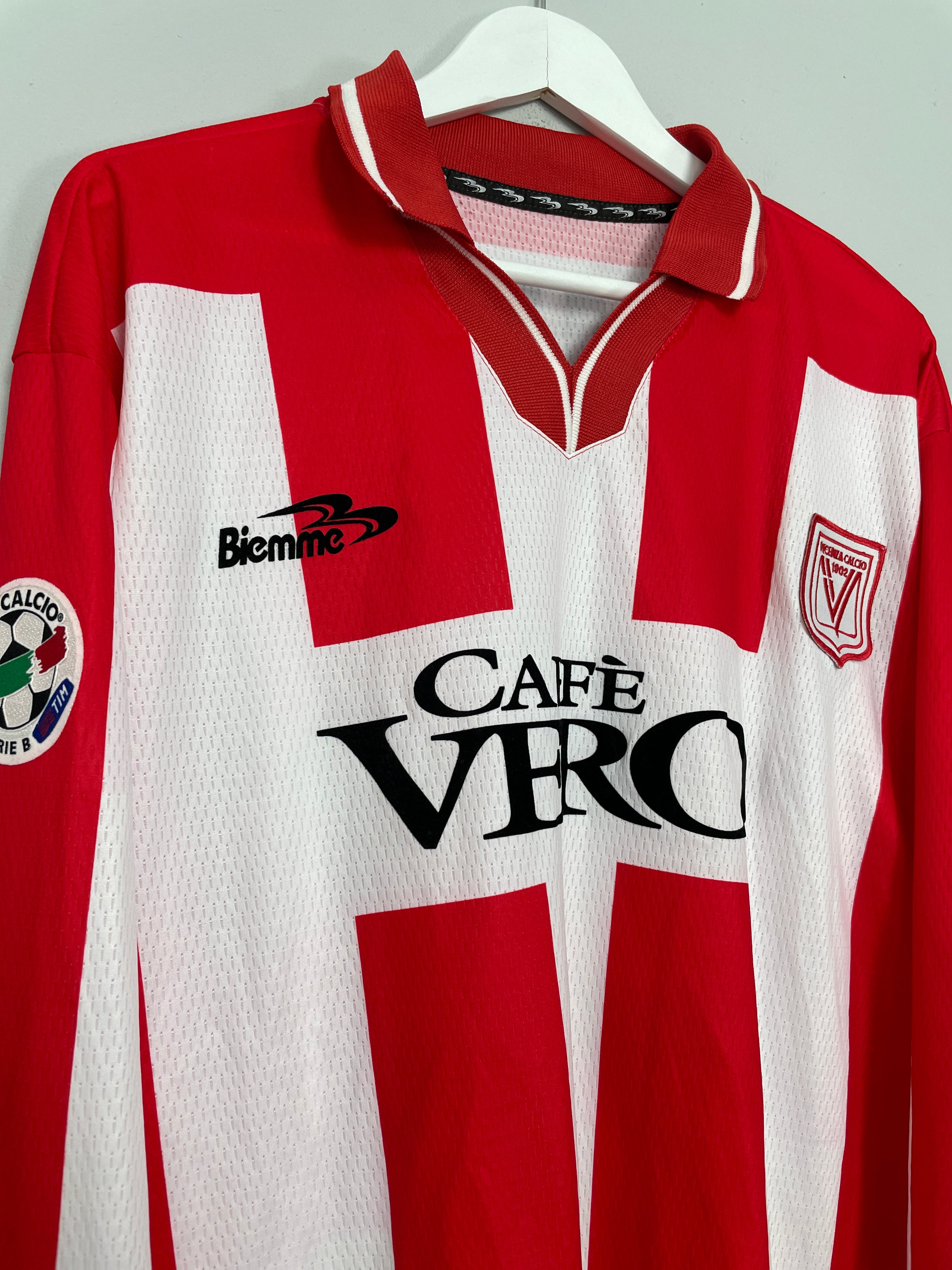 Shop 2003/04 VICENZA DE MARTIN #22 *MATCH ISSUE* HOME SHIRT (XL) BIEMME, classic football shirts, vintage football shirts & retro soccer jerseys at Cult Kits