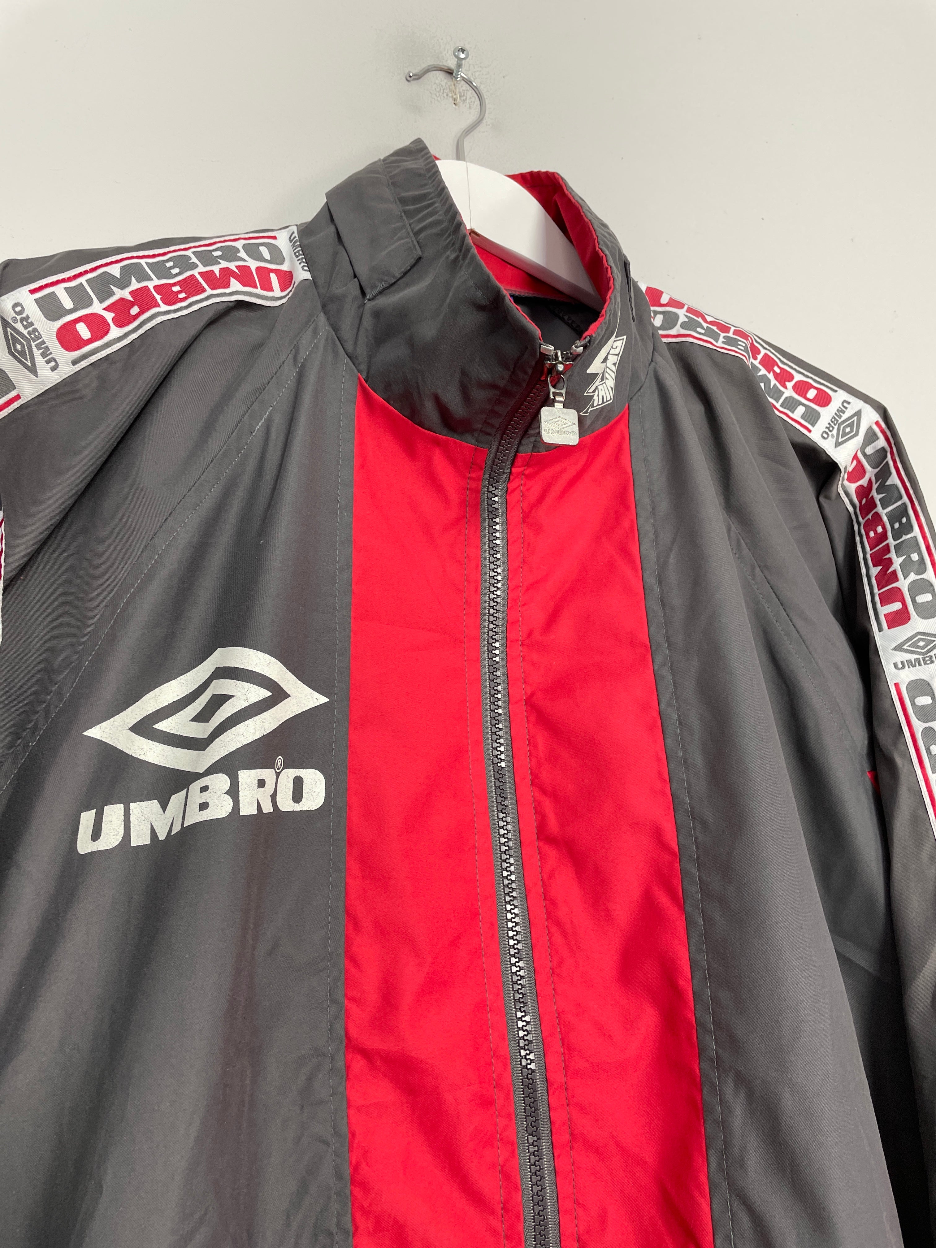 Shop 1994/95 UMBRO TRAINING JACKET (L) UMBRO, classic football shirts, vintage football shirts & retro soccer jerseys at Cult Kits