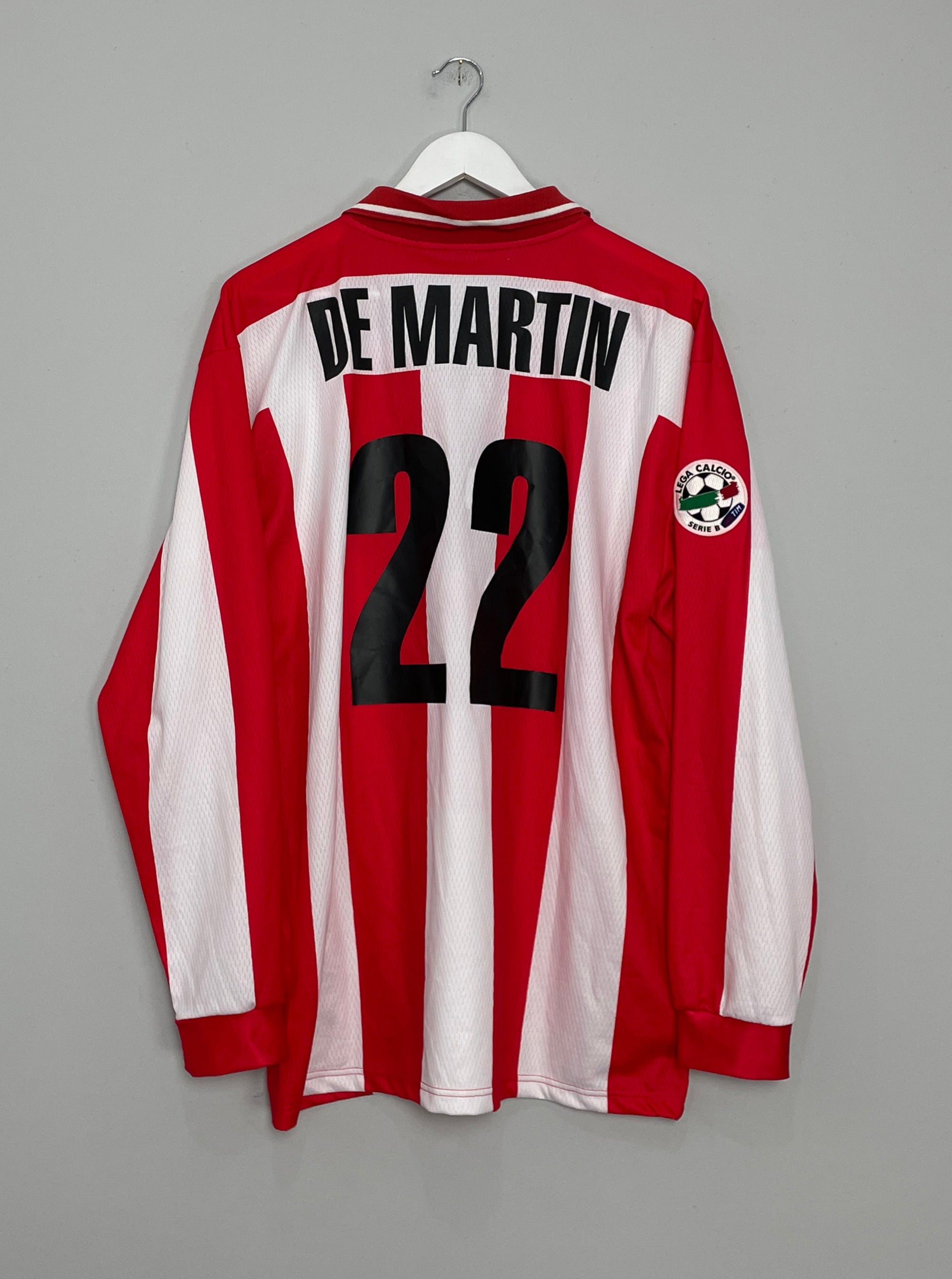 Shop 2003/04 VICENZA DE MARTIN #22 *MATCH ISSUE* HOME SHIRT (XL) BIEMME, classic football shirts, vintage football shirts & retro soccer jerseys at Cult Kits