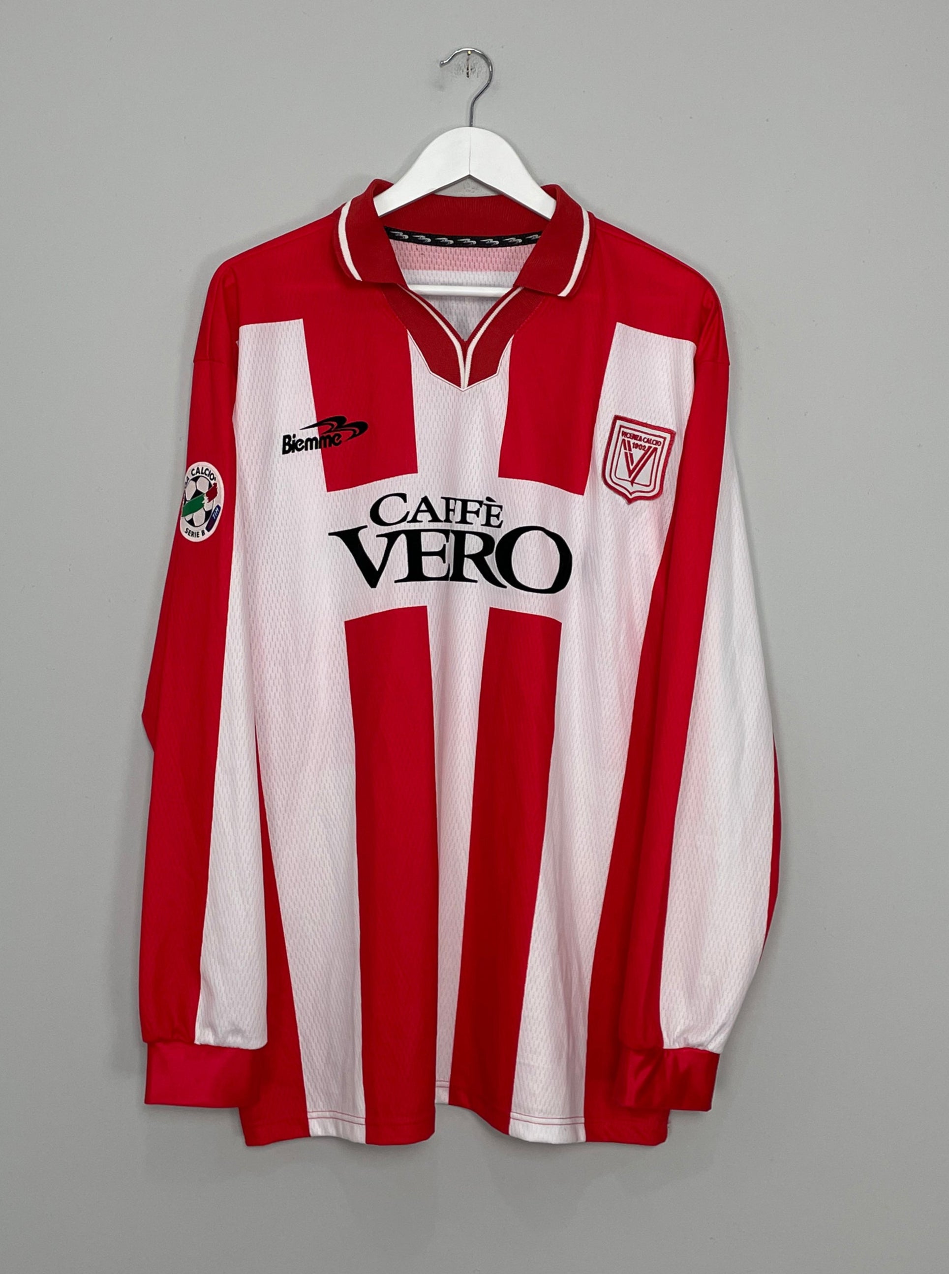 Shop 2003/04 VICENZA DE MARTIN #22 *MATCH ISSUE* HOME SHIRT (XL) BIEMME, classic football shirts, vintage football shirts & retro soccer jerseys at Cult Kits