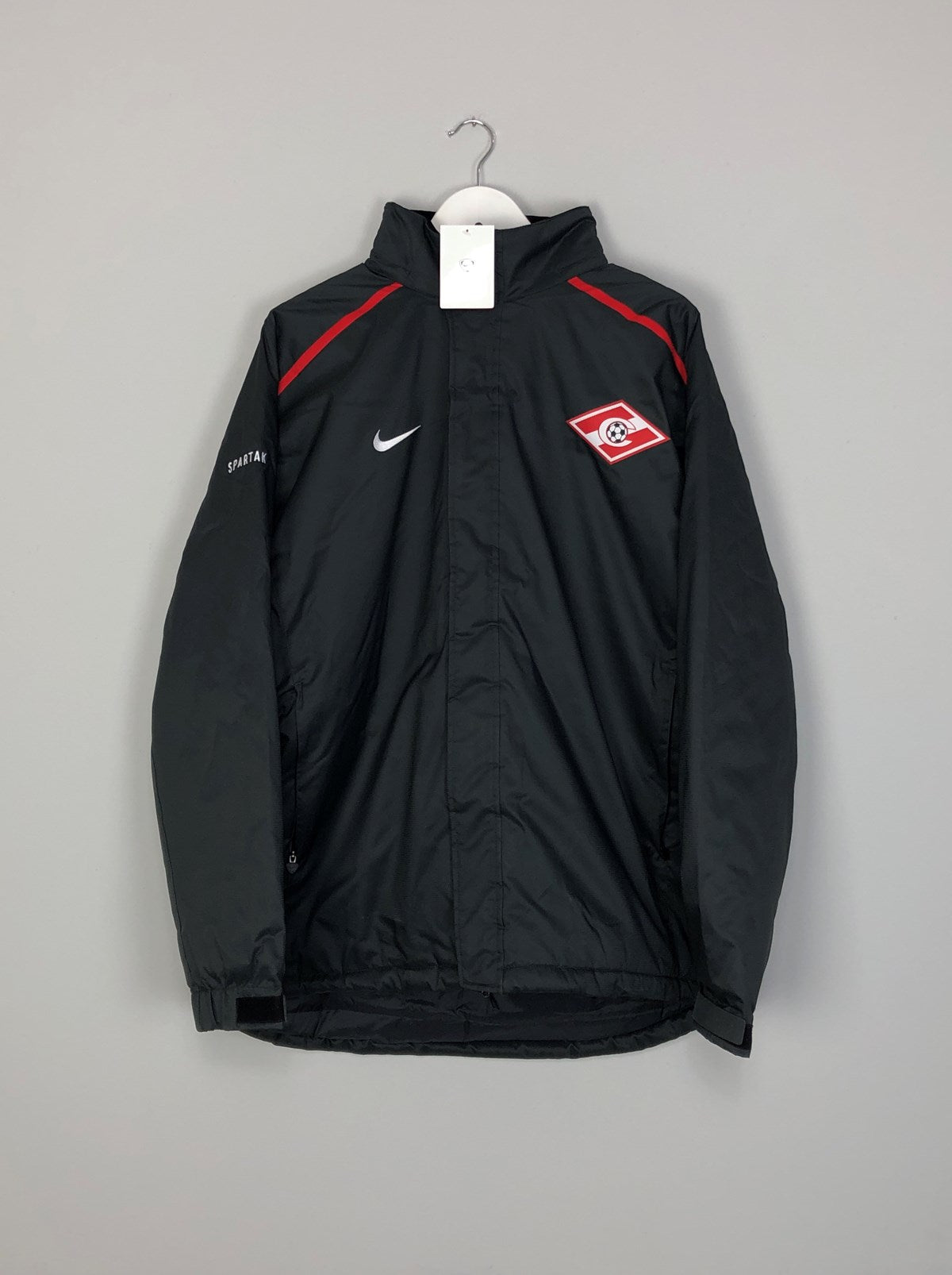 Shop 2006/07 Spartak Moscow *BNWT* Fleece Lined Bench Coat (L) Nike, classic football shirts, vintage football shirts & retro soccer jerseys at Cult Kits