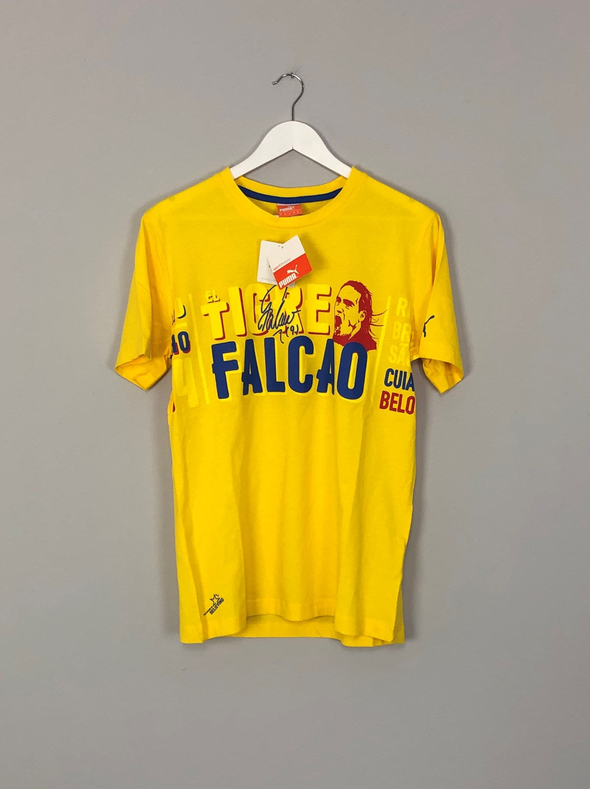 Shop 2015 FALCAO EL TIGRE *BNWT* PUMA LEISURE TEE (MULTIPLE SIZES), classic football shirts, vintage football shirts & retro soccer jerseys at Cult Kits