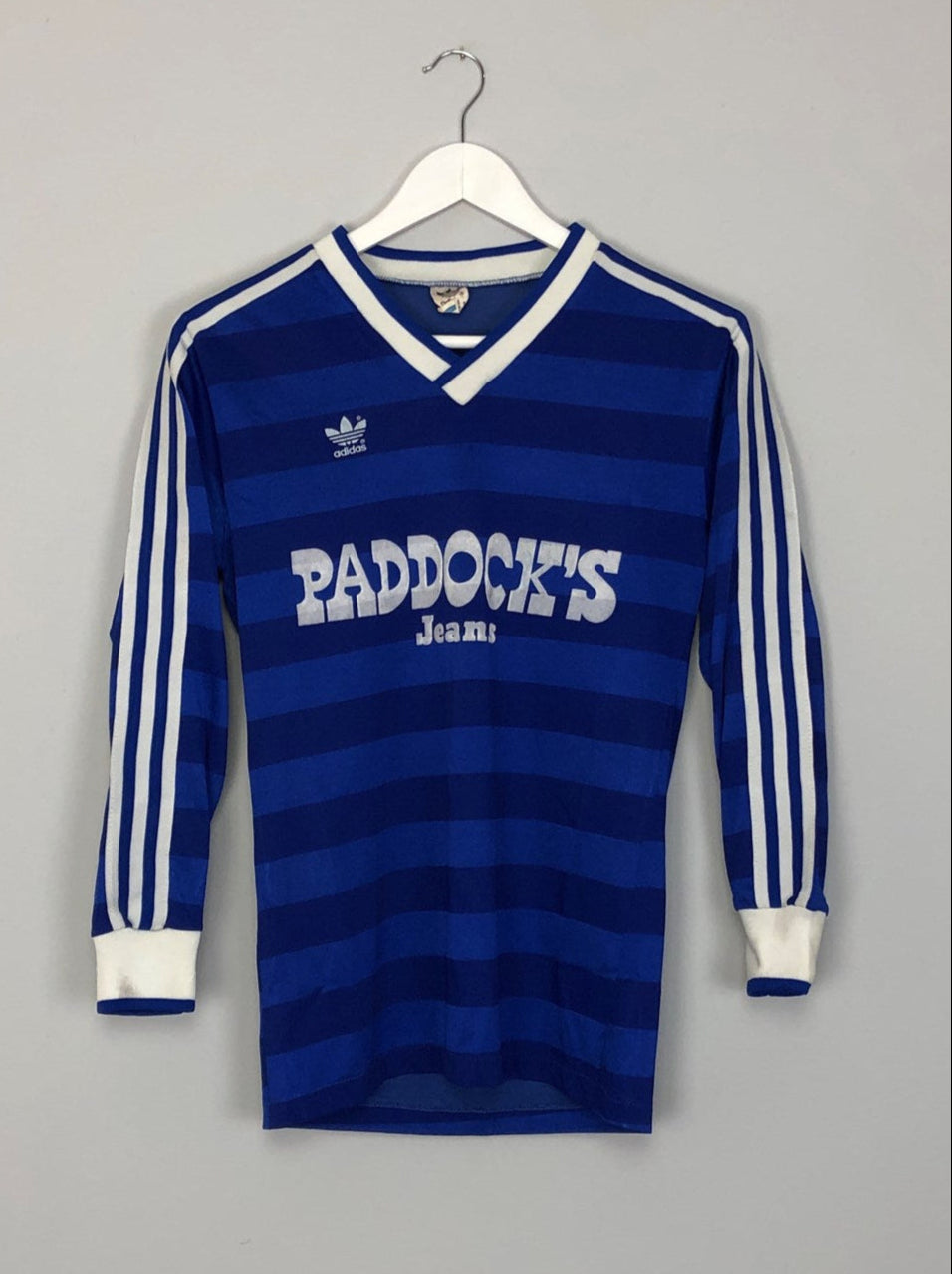 Shop 1985/86 SCHALKE L/S HOME SHIRT (S) ADIDAS, classic football shirts, vintage football shirts & retro soccer jerseys at Cult Kits