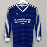 Shop 1985/86 SCHALKE L/S HOME SHIRT (S) ADIDAS, classic football shirts, vintage football shirts & retro soccer jerseys at Cult Kits