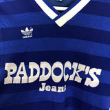 Shop 1985/86 SCHALKE L/S HOME SHIRT (S) ADIDAS, classic football shirts, vintage football shirts & retro soccer jerseys at Cult Kits