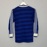 Shop 1985/86 SCHALKE L/S HOME SHIRT (S) ADIDAS, classic football shirts, vintage football shirts & retro soccer jerseys at Cult Kits