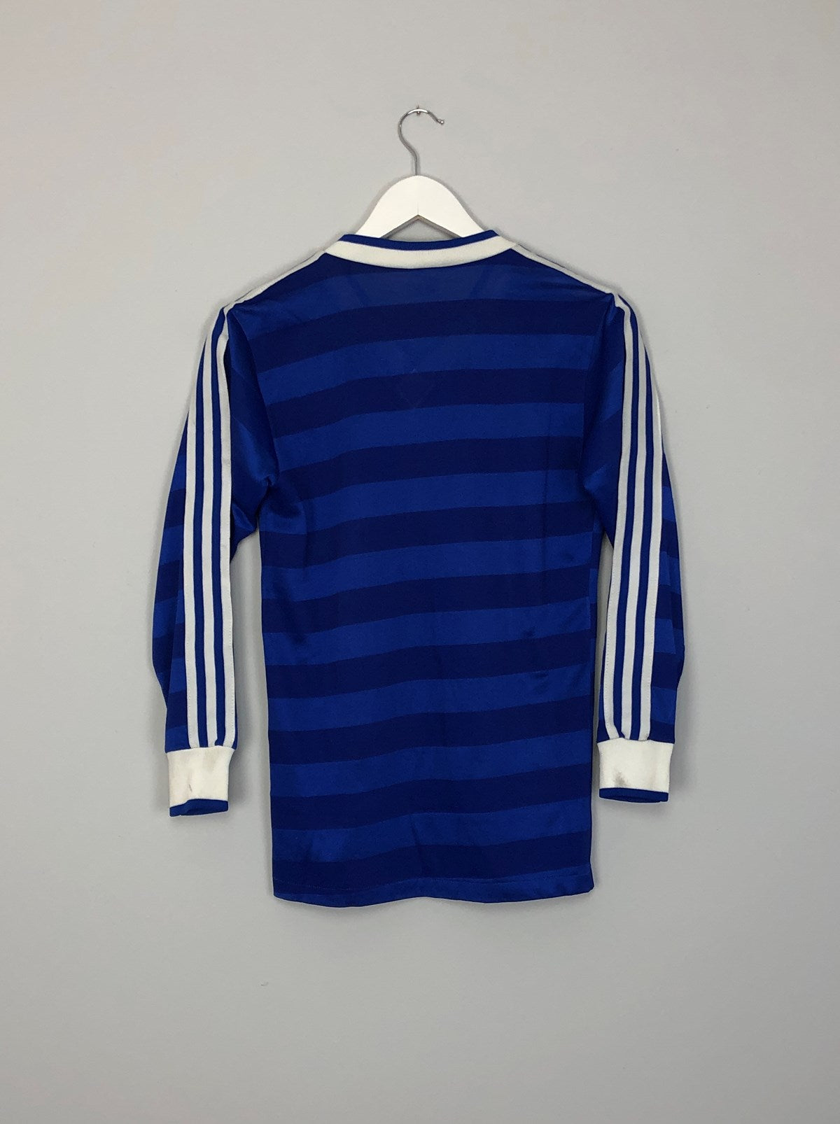Shop 1985/86 SCHALKE L/S HOME SHIRT (S) ADIDAS, classic football shirts, vintage football shirts & retro soccer jerseys at Cult Kits