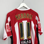 Shop 2007/08 SHEFFIELD UNITED HENDRIE #11 *MATCH WORN + SQUAD SIGNED* HOME SHIRT (M) LE COQ SPORTIF, classic football shirts, vintage football shirts & retro soccer jerseys at Cult Kits