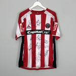Shop 2007/08 SHEFFIELD UNITED HENDRIE #11 *MATCH WORN + SQUAD SIGNED* HOME SHIRT (M) LE COQ SPORTIF, classic football shirts, vintage football shirts & retro soccer jerseys at Cult Kits