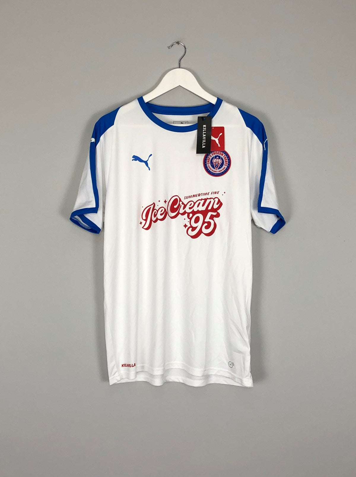 Shop 2019 KILLA VILLA X PUMA *BNWT* ICE CREAM SHIRT (L), classic football shirts, vintage football shirts & retro soccer jerseys at Cult Kits