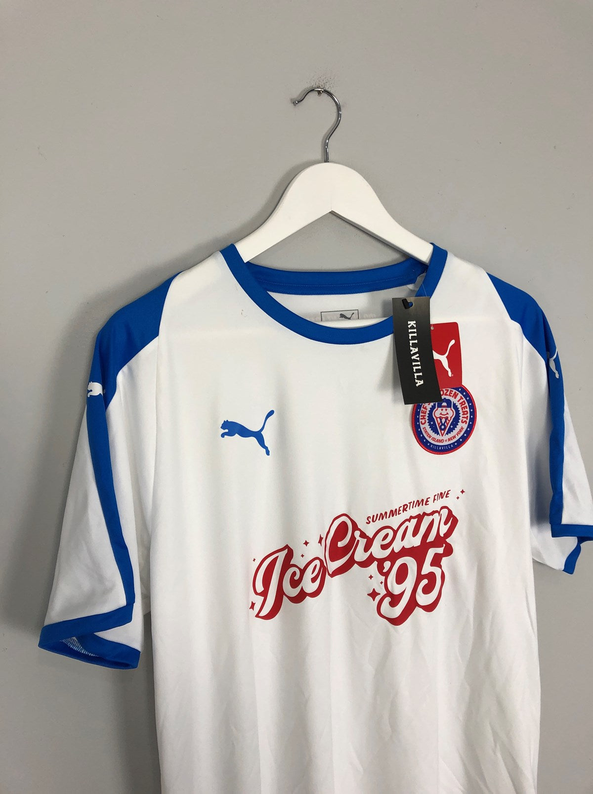 Shop 2019 KILLA VILLA X PUMA *BNWT* ICE CREAM SHIRT (L), classic football shirts, vintage football shirts & retro soccer jerseys at Cult Kits