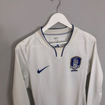 Shop 2008/10 SOUTH KOREA *PLAYER ISSUE* L/S AWAY SHIRT (XL) NIKE, classic football shirts, vintage football shirts & retro soccer jerseys at Cult Kits