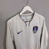 Shop 2008/10 SOUTH KOREA *PLAYER ISSUE* L/S AWAY SHIRT (XL) NIKE, classic football shirts, vintage football shirts & retro soccer jerseys at Cult Kits