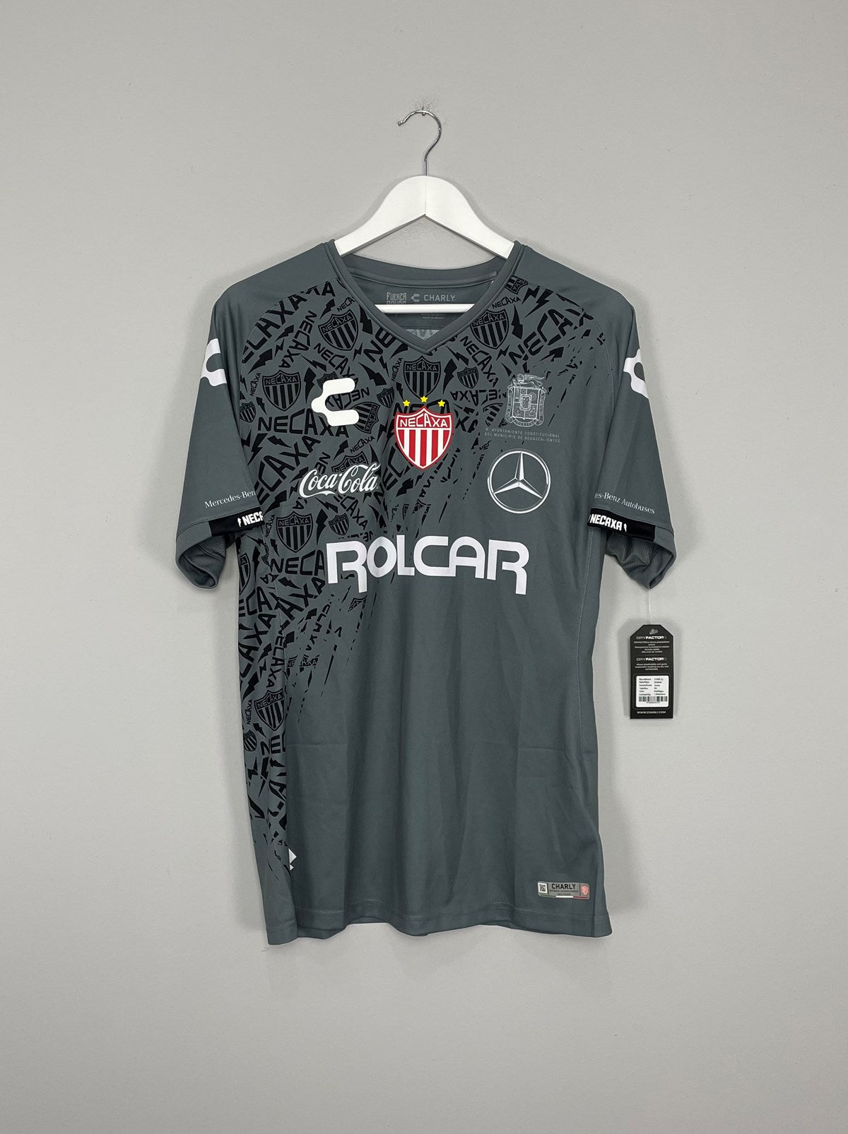 Shop 2019/20 NECAXA *BNWT* AWAY SHIRT (S) CHARLY FUTBOL, classic football shirts, vintage football shirts & retro soccer jerseys at Cult Kits