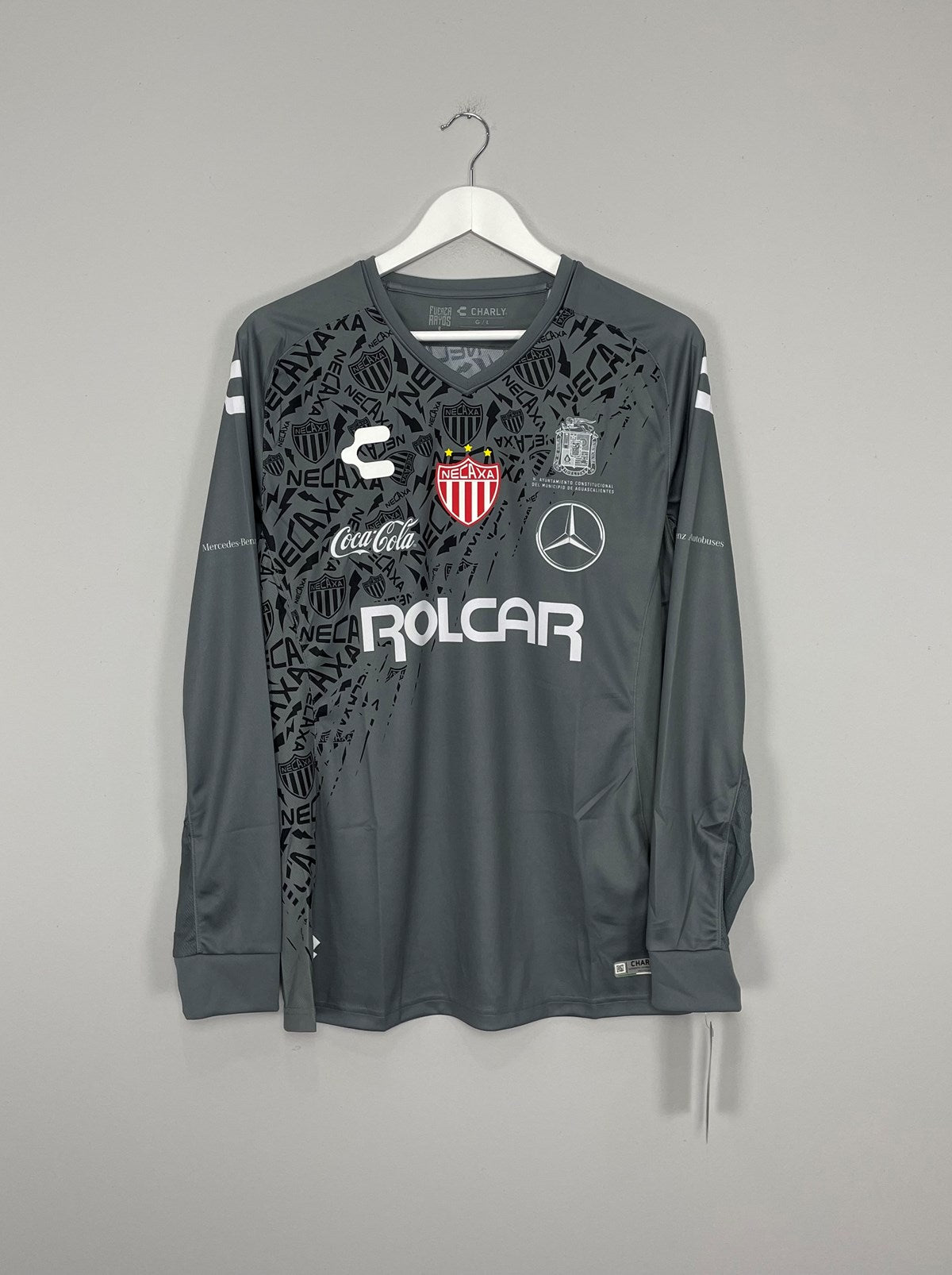 Shop 2019/20 NECAXA *BNWT* L/S AWAY SHIRT (MULTIPLE SIZES) CHARLY FUTBOL, classic football shirts, vintage football shirts & retro soccer jerseys at Cult Kits