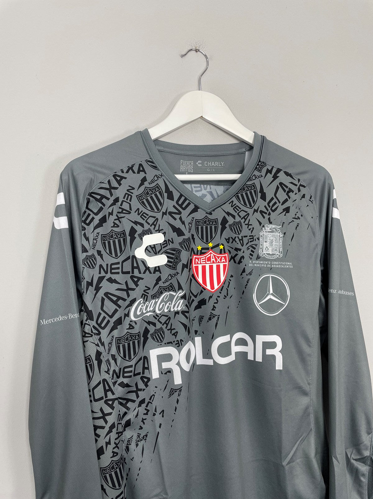 Shop 2019/20 NECAXA *BNWT* L/S AWAY SHIRT (MULTIPLE SIZES) CHARLY FUTBOL, classic football shirts, vintage football shirts & retro soccer jerseys at Cult Kits