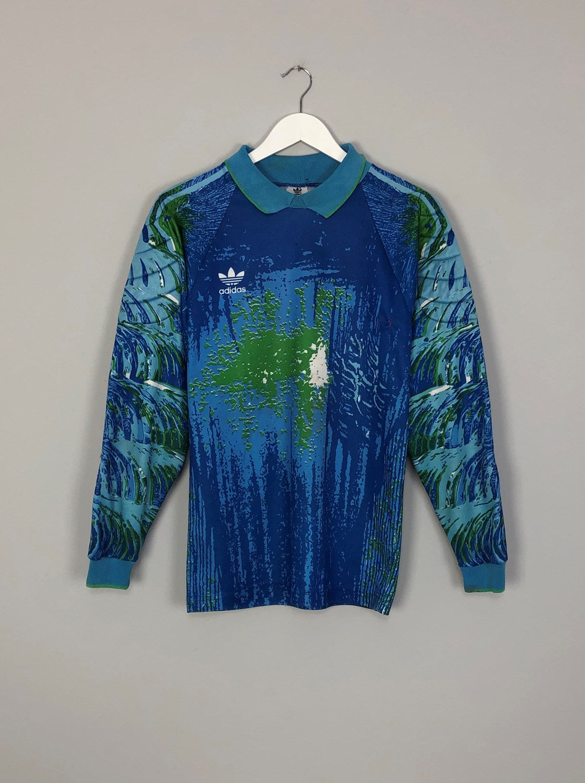 Shop 1990/92 ADIDAS GK TEMPLATE SHIRT (S), classic football shirts, vintage football shirts & retro soccer jerseys at Cult Kits