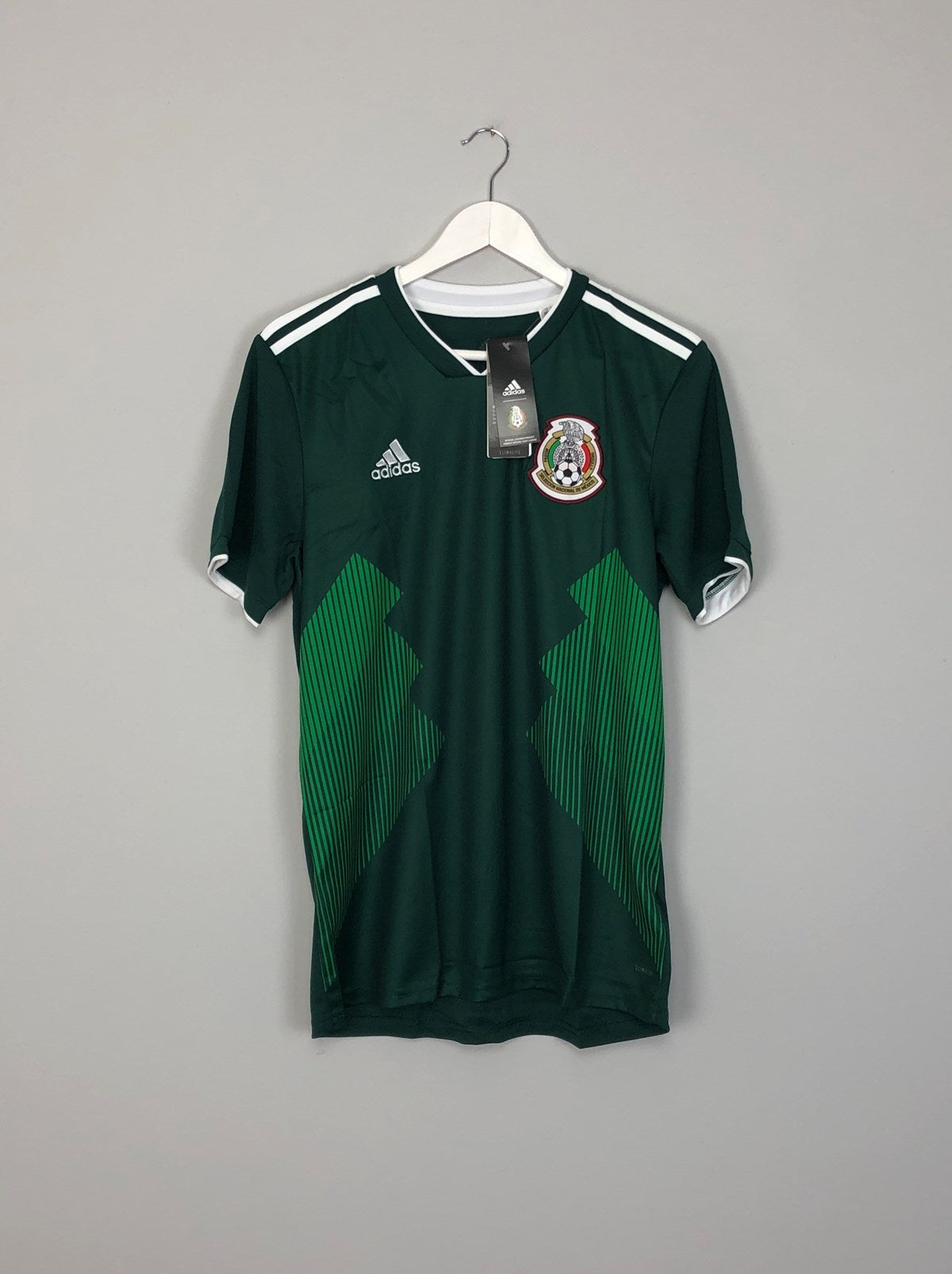 Shop 2017/18 MEXICO *BNWT* HOME SHIRT (L) ADIDAS, classic football shirts, vintage football shirts & retro soccer jerseys at Cult Kits