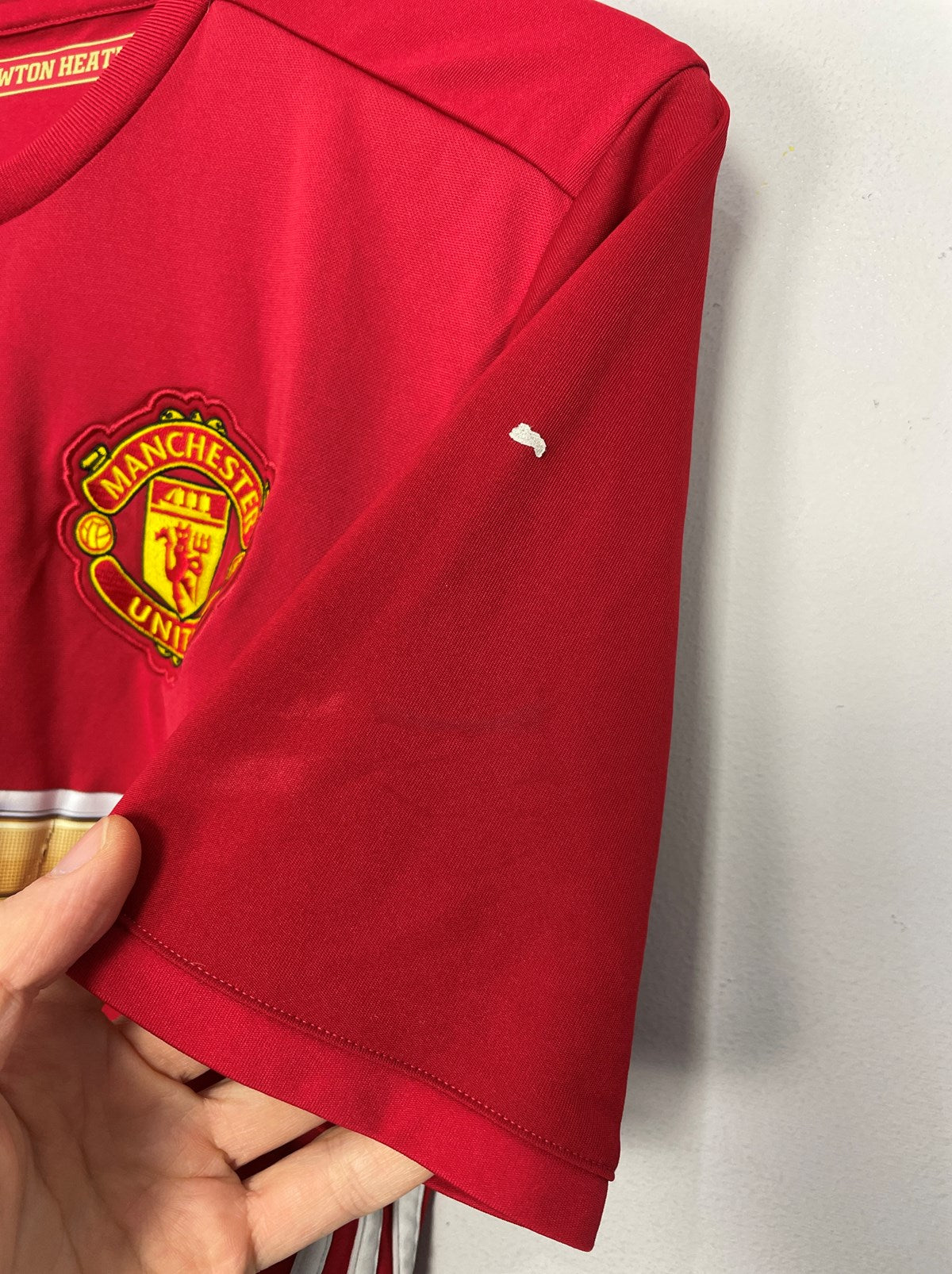 Shop 2016/17 MANCHESTER UNITED HOME SHIRT (S) ADIDAS, classic football shirts, vintage football shirts & retro soccer jerseys at Cult Kits