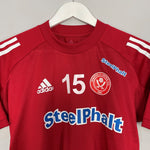 Shop 2018/19 SHEFFIELD UNITED WOMENS #15 ADIDAS TRAINING SHIRT (S) ADIDAS, classic football shirts, vintage football shirts & retro soccer jerseys at Cult Kits