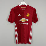 Shop 2016/17 MANCHESTER UNITED HOME SHIRT (S) ADIDAS, classic football shirts, vintage football shirts & retro soccer jerseys at Cult Kits