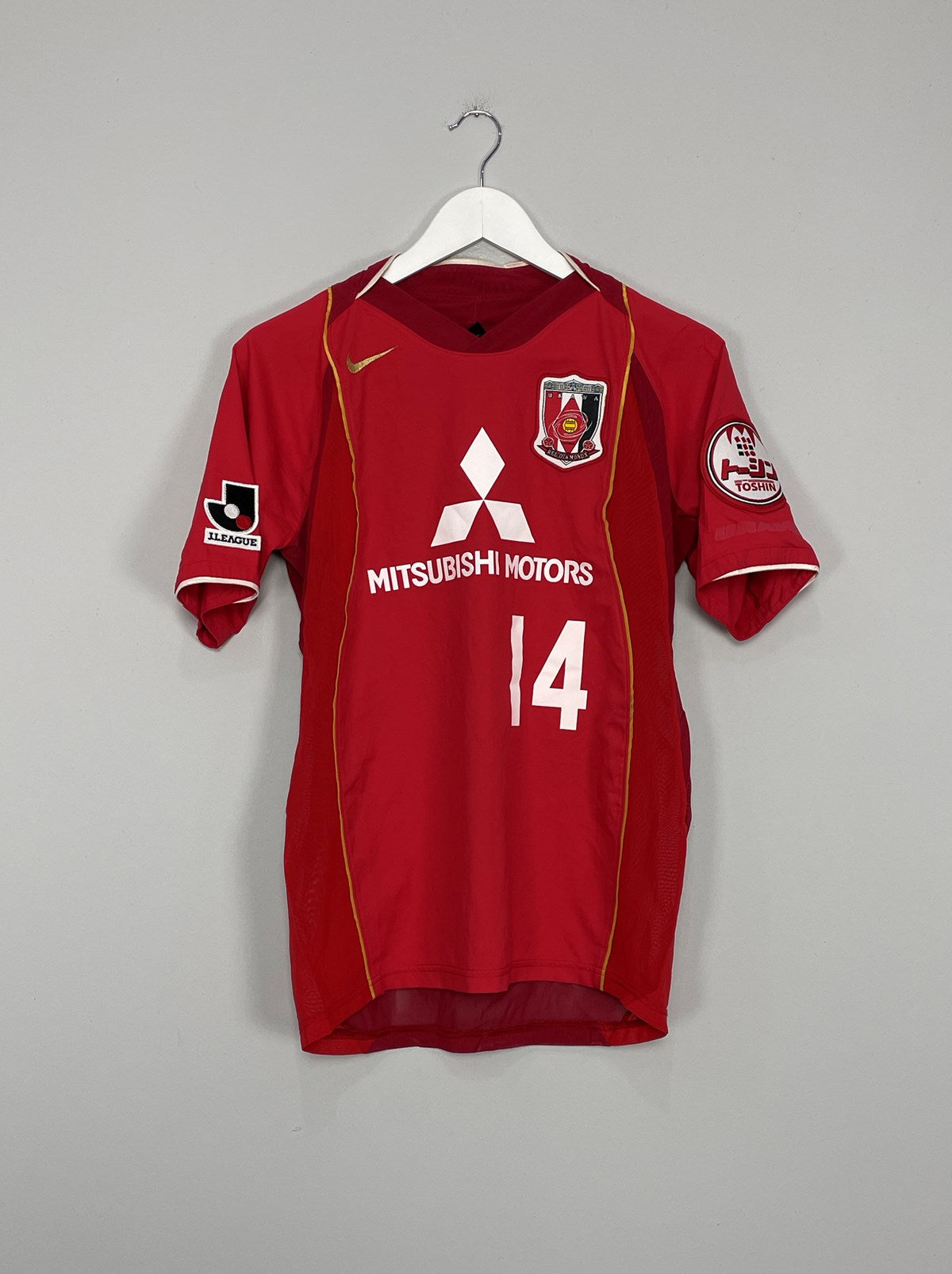 Cult Kits - 2004 URAWA RED DIAMONDS #14 HOME SHIRT (S) NIKE