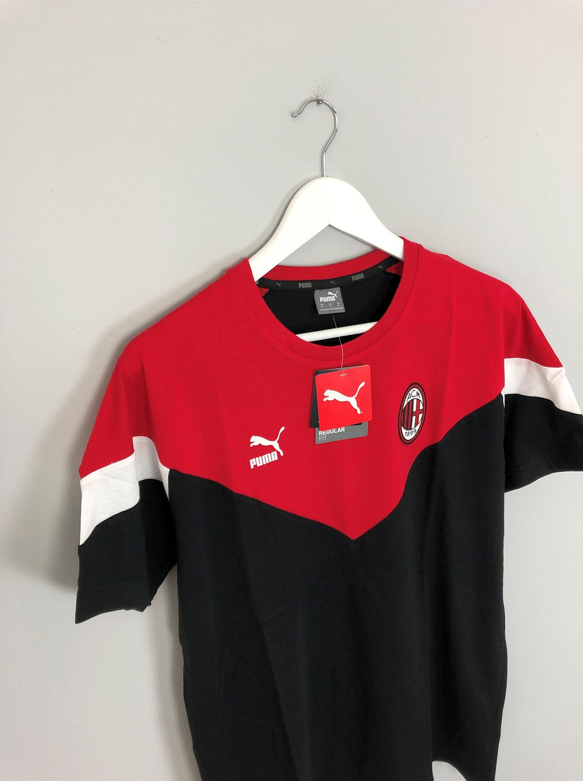 Shop 2019/20 AC Milan *BNWT* Puma Iconic T-Shirt (Multiple Sizes), classic football shirts, vintage football shirts & retro soccer jerseys at Cult Kits