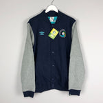 Shop 2011/12 New York Cosmos *BNWT* Fleece Baseball Jacket (Multiple Sizes) Umbro, classic football shirts, vintage football shirts & retro soccer jerseys at Cult Kits