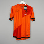 Shop 2013 NETHERLANDS *BNWT* VS ROMANIA HOME SHIRT (S) NIKE, classic football shirts, vintage football shirts & retro soccer jerseys at Cult Kits