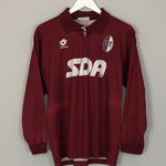 Shop 1995/96 TORINO #3 L/S HOME SHIRT (S) LOTTO, classic football shirts, vintage football shirts & retro soccer jerseys at Cult Kits