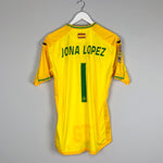 Shop 2014/15 GETAFE LOPEZ #1 *MATCH ISSUE* GK SHIRT (M) JOMA, classic football shirts, vintage football shirts & retro soccer jerseys at Cult Kits