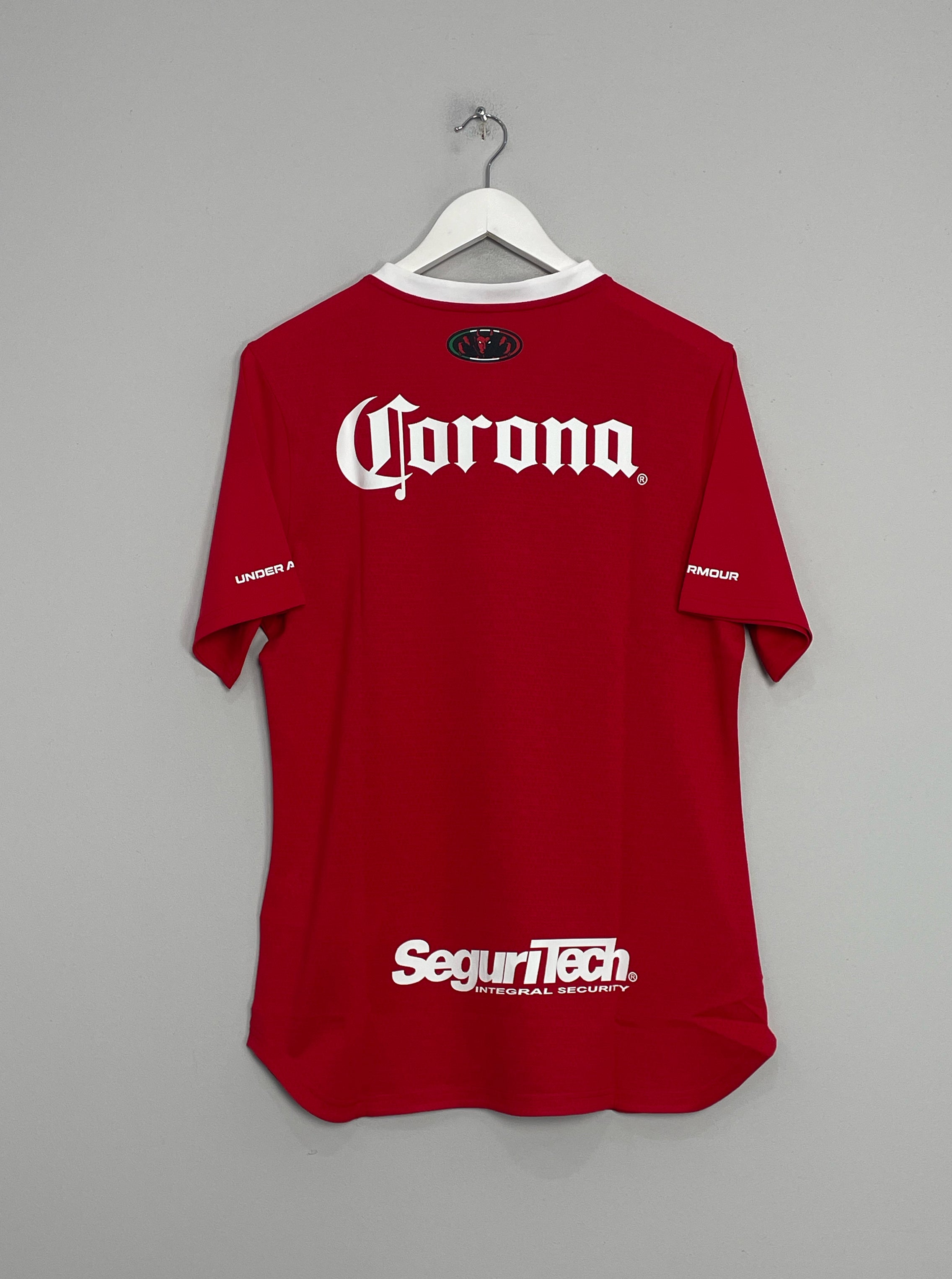 Shop 2022/23 Toluca *BNWT* Authentic Home Shirt (Multiple Sizes) Under Armour, classic football shirts, vintage football shirts & retro soccer jerseys at Cult Kits