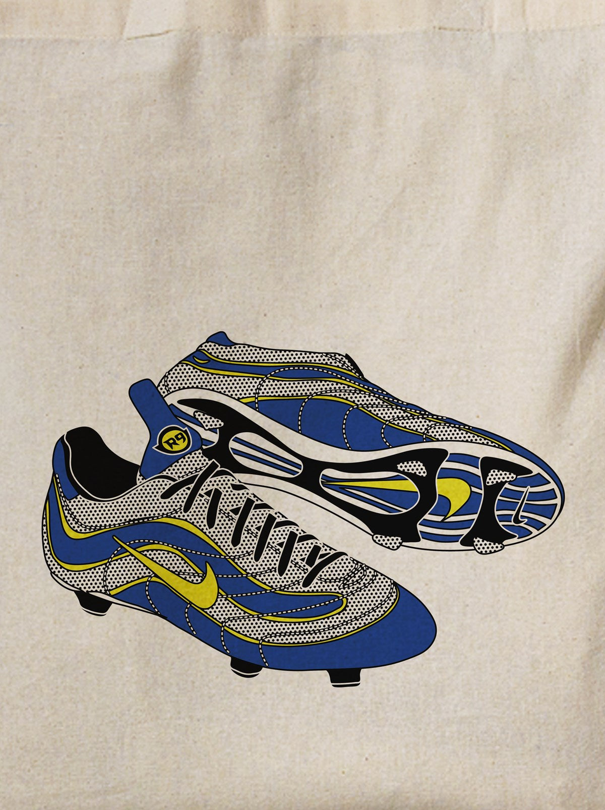 Shop 1998 R9 BOOT – TOTE BAG, classic football shirts, vintage football shirts & retro soccer jerseys at Cult Kits