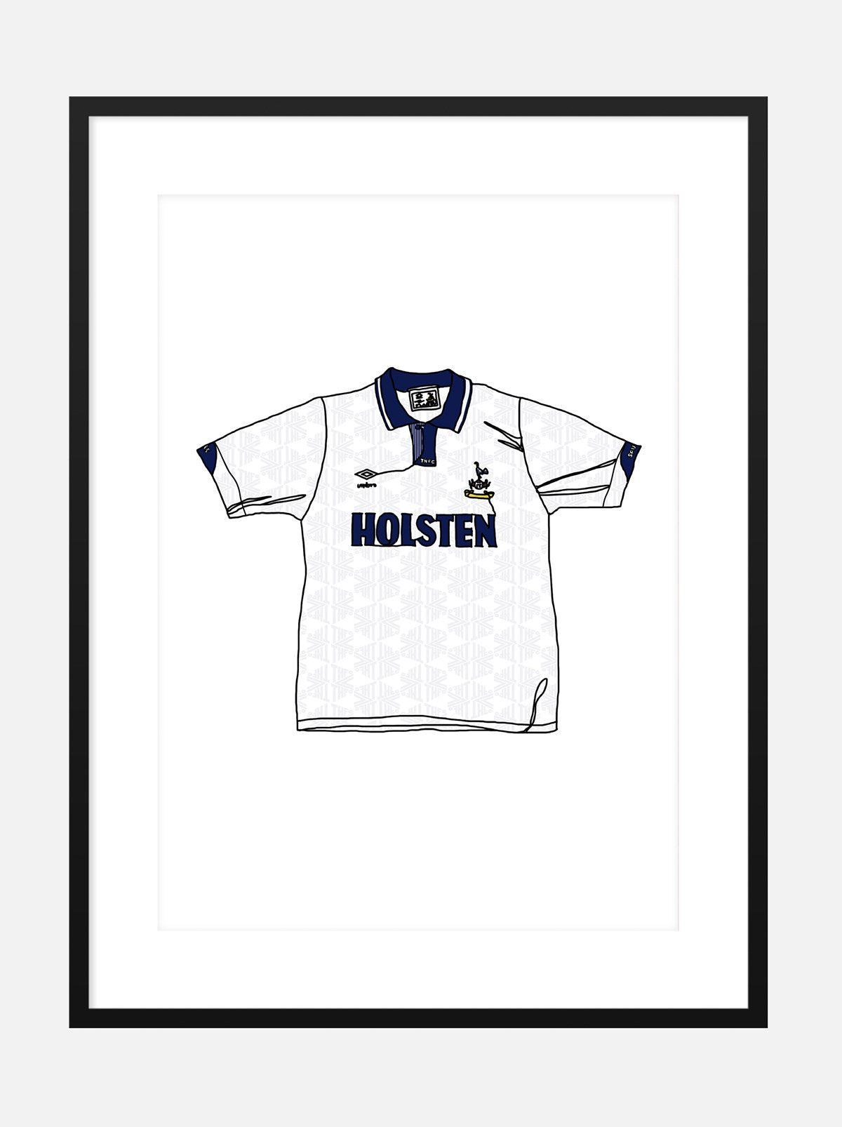 Shop 1992 TOTTENHAM HOTSPUR FC – #1 - Digital Print, classic football shirts, vintage football shirts & retro soccer jerseys at Cult Kits