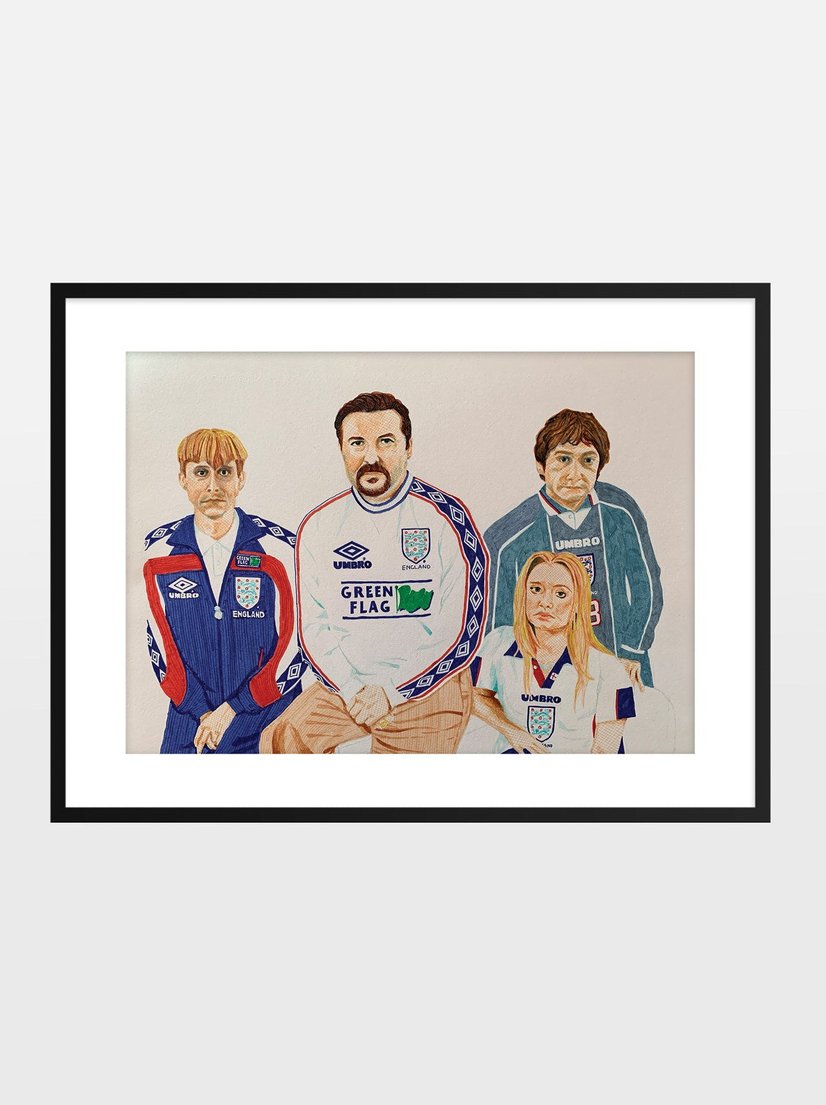 Shop 2001 BRENT AND COLLEAGUES FOR ENGLAND, classic football shirts, vintage football shirts & retro soccer jerseys at Cult Kits