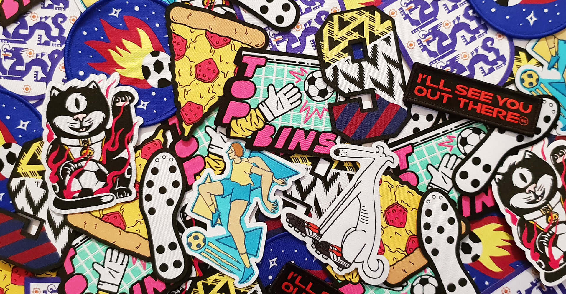 GOLASO™ RAISE FOR CALM WITH ILLUSTRATED SET OF PATCHES